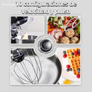 Batidora de pedestal 5.5L Negra 127V 850W/Opciones de 10 velocidades(mantenga su móvil abierto)