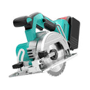 Batería de litio de sierra circular eléctrica recargable cortadora eléctrica portátil de 5 pulgadas(mantenga su móvil abierto)