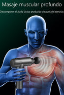 Mini pistola de masaje muscular conveniente masajeador muscular de vibración de alta frecuencia multifuncional