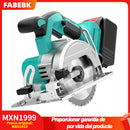 Batería de litio de sierra circular eléctrica recargable cortadora eléctrica portátil de 5 pulgadas(mantenga su móvil abierto)