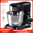 Batidora de pedestal 5.5L Negra 127V 850W/Opciones de 10 velocidades(mantenga su móvil abierto)