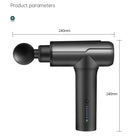 Mini pistola de masaje muscular conveniente masajeador muscular de vibración de alta frecuencia multifuncional