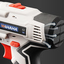 Taladro compacto de 18 velocidades de 21 V Batería de litio dual(mantenga su móvil abierto)