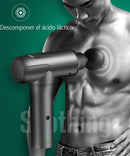 Mini pistola de masaje muscular conveniente masajeador muscular de vibración de alta frecuencia multifuncional