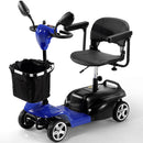 THLAND 30 Miles Long Range 4 Wheel Electric Mobility Scooter with 350W Motor - Foldable Mobility Scooter for Adults/Seniors - Compact Heavy Duty Mobility for Travel, 300 lb Capacity