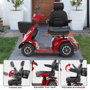 THLAND Heavy Duty 4 Wheel Mobility Scooter for Seniors & Adults, 500 lbs Capacity, Electric Powered Chair with 1000W Motor, All-Terrain Fast Travel, 30 Miles Long Range Battery, Bluetooth Speaker