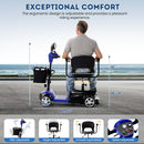 THLAND 30 Miles Long Range 4 Wheel Electric Mobility Scooter with 350W Motor - Foldable Mobility Scooter for Adults/Seniors - Compact Heavy Duty Mobility for Travel, 300 lb Capacity