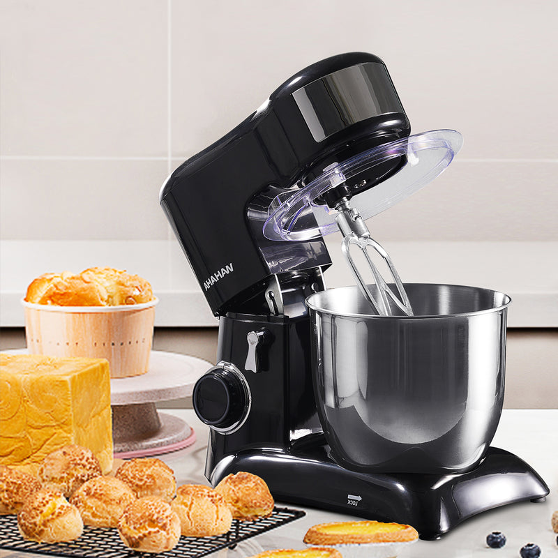 Batidora de pedestal 5.5L Negra 127V 850W/Opciones de 10 velocidades（mantenga su móvil abierto）