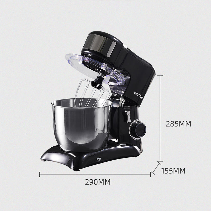 Batidora de pedestal 5.5L Negra 127V 850W/Opciones de 10 velocidades（mantenga su móvil abierto）