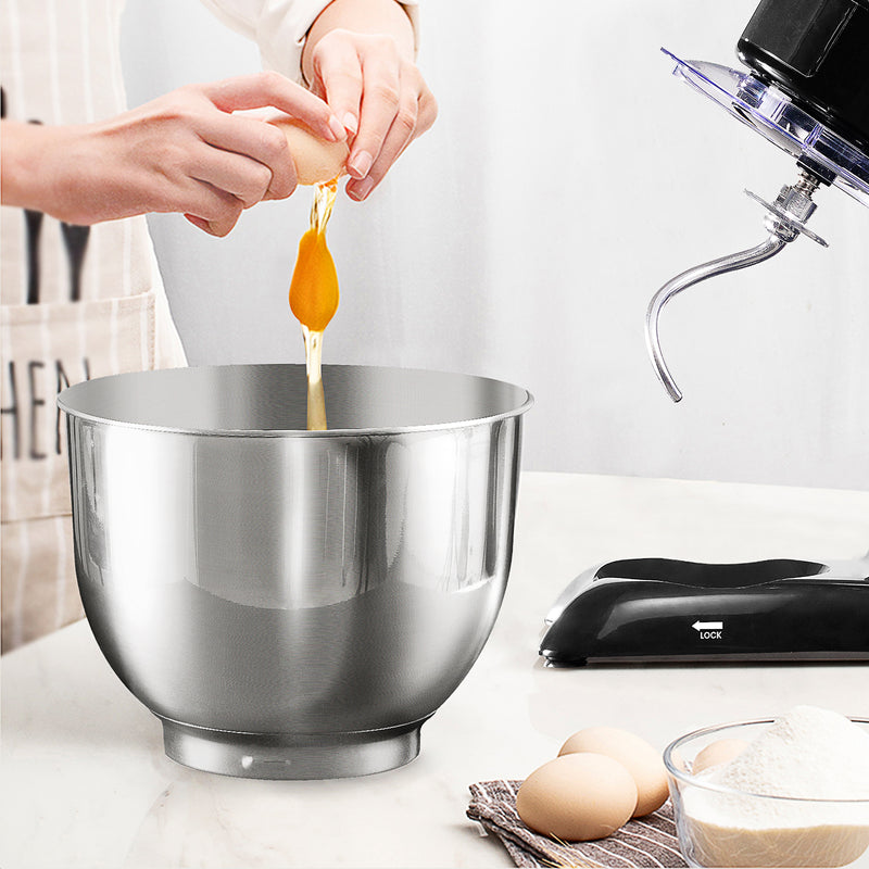 Batidora de pedestal 5.5L Negra 127V 850W/Opciones de 10 velocidades（mantenga su móvil abierto）