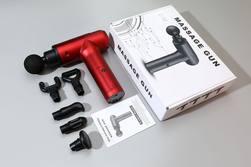 Mini pistola de masaje muscular conveniente masajeador muscular de vibración de alta frecuencia multifuncional