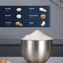 Batidora de pedestal 5.5L Negra 127V 850W/Opciones de 10 velocidades（mantenga su móvil abierto）