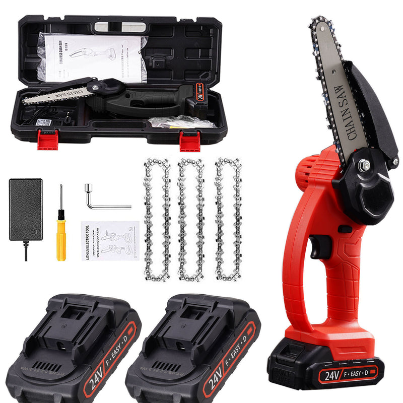 Motosierra portátil recargable de 6 pulgadas（venta de liquidación）