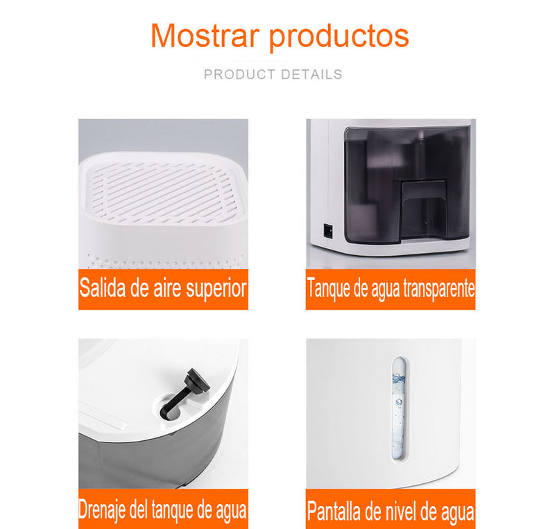 Deshumidificador eléctrico DH100 blanco