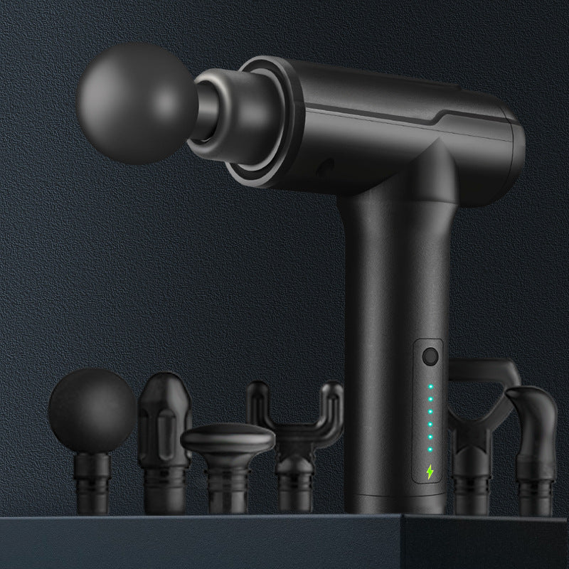 Mini pistola de masaje muscular conveniente masajeador muscular de vibración de alta frecuencia multifuncional