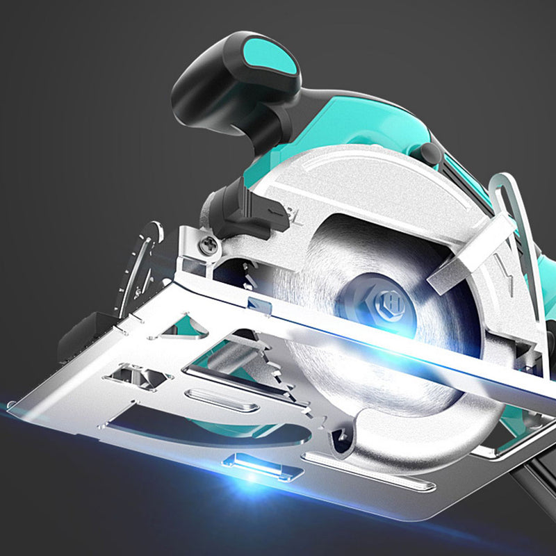 Batería de litio de sierra circular eléctrica recargable cortadora eléctrica portátil de 5 pulgadas（mantenga su móvil abierto）