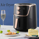 Freidora de aire de gran capacidad 5.5L negra