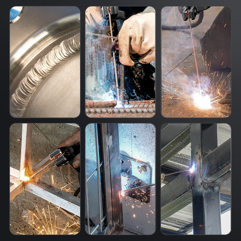 Soldador Inversor Mini Transportable Con Rango de 20-100 amp Alimentación de 110 V Alimentación Externa DC