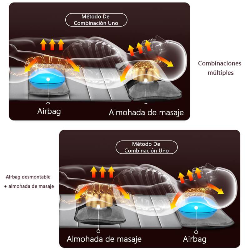 Cojín de Masaje Multifuncional, Máquina de Masaje para todo el cuerpo