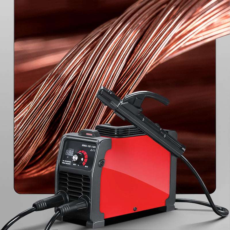 Soldador Inversor Mini Transportable Con Rango de 20-100 amp Alimentación de 110 V Alimentación Externa DC