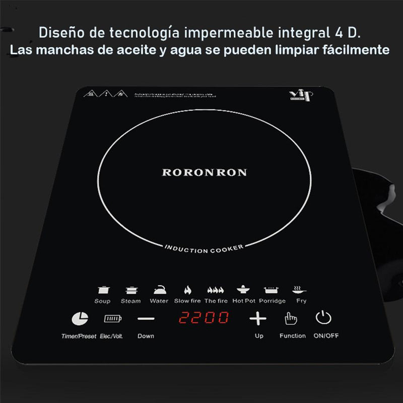Cocina de inducción inteligente para el hogar de alta potencia（mantenga su móvil abierto）