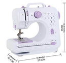 Maquina de Coser Portatil 12 Tipos de Puntadas 2 modos de energía（mantenga su móvil abierto）
