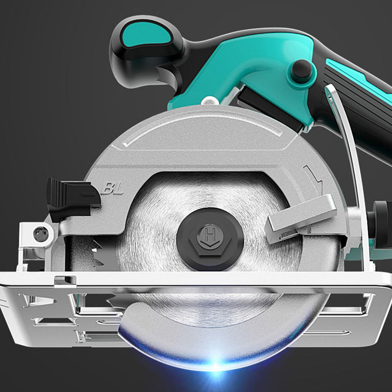 Batería de litio de sierra circular eléctrica recargable cortadora eléctrica portátil de 5 pulgadas（mantenga su móvil abierto）
