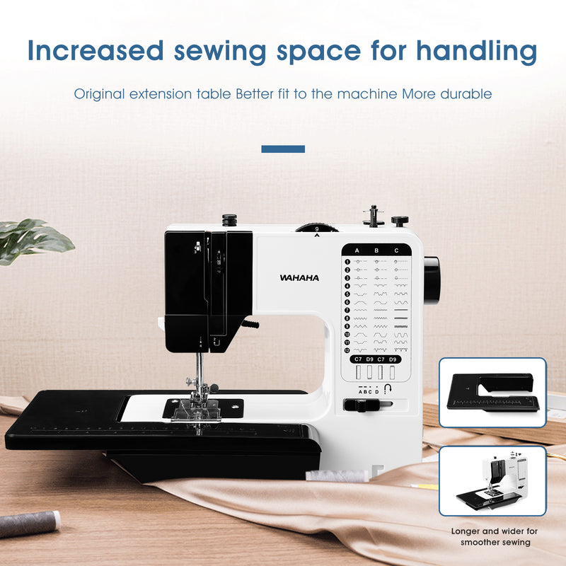 Maquina de Coser Portatil 36 Tipos de Puntadas 4 modos de energía（mantenga su móvil abierto）