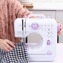 Maquina de Coser Portatil 12 Tipos de Puntadas 2 modos de energía（mantenga su móvil abierto）