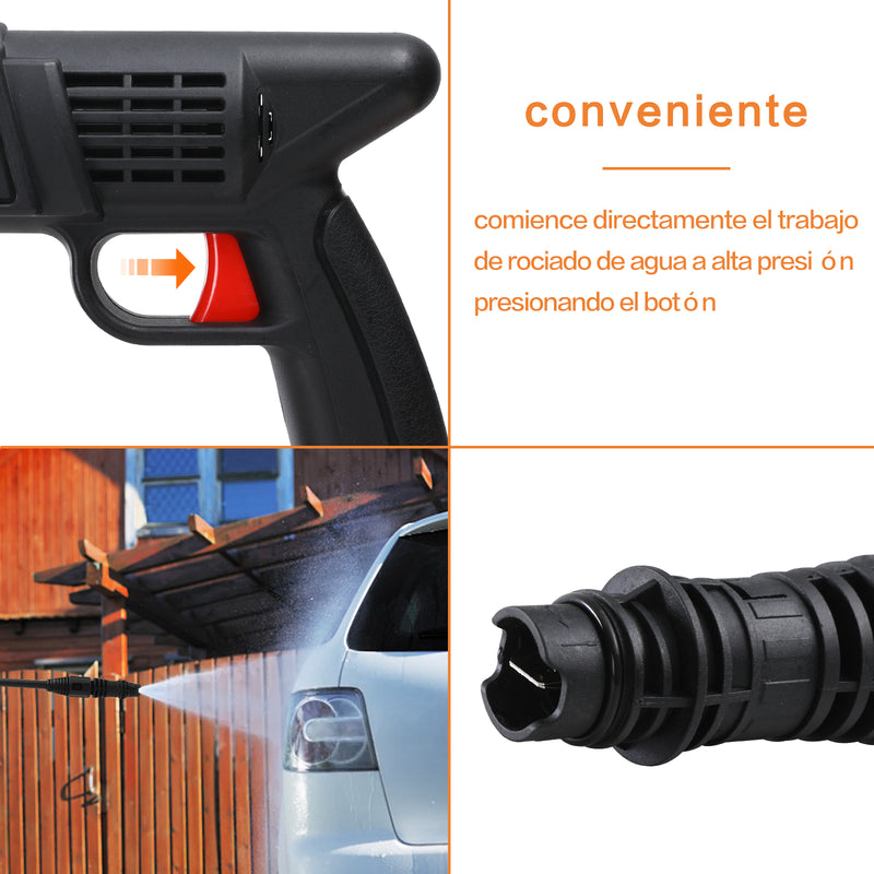 Hidrolimpiadora 21V Batería 10000mAh 30 minutos de duración de la batería（mantenga su móvil abierto）