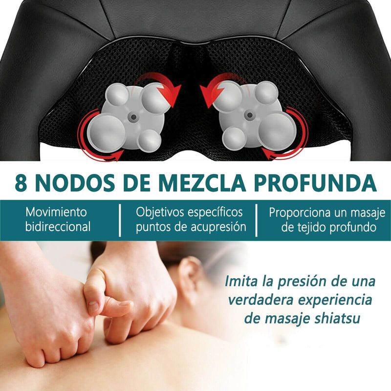 Masajeador De Hombros Y Cuello, Terapia De Amasamiento Multifuncional Del Dolor Para Todo El Cuerpo,4D Onmedics For Masajeadores Eléctricos Amasamiento Con Mantón De Masaje Cálido