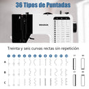 Maquina de Coser Portatil 36 Tipos de Puntadas 4 modos de energía（mantenga su móvil abierto）