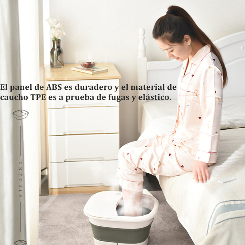 Baño de pies plegable calefacción eléctrica totalmente automática（mantenga su móvil abierto）