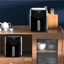 Freidora de aire táctil LCD multifuncional para el hogar