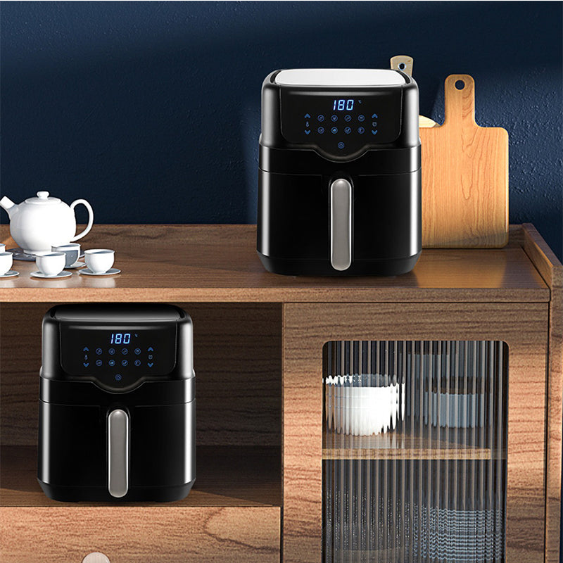 Freidora de aire táctil LCD multifuncional para el hogar