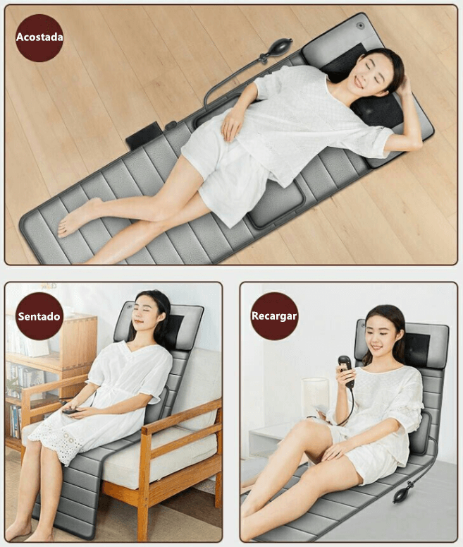 Cojín de Masaje Multifuncional, Máquina de Masaje para todo el cuerpo