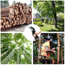 Motosierra portátil de 6" 2 baterías 3 cadenas (Oferta de liquidación)