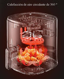 Freidora de aire de gran capacidad 5.5L negra