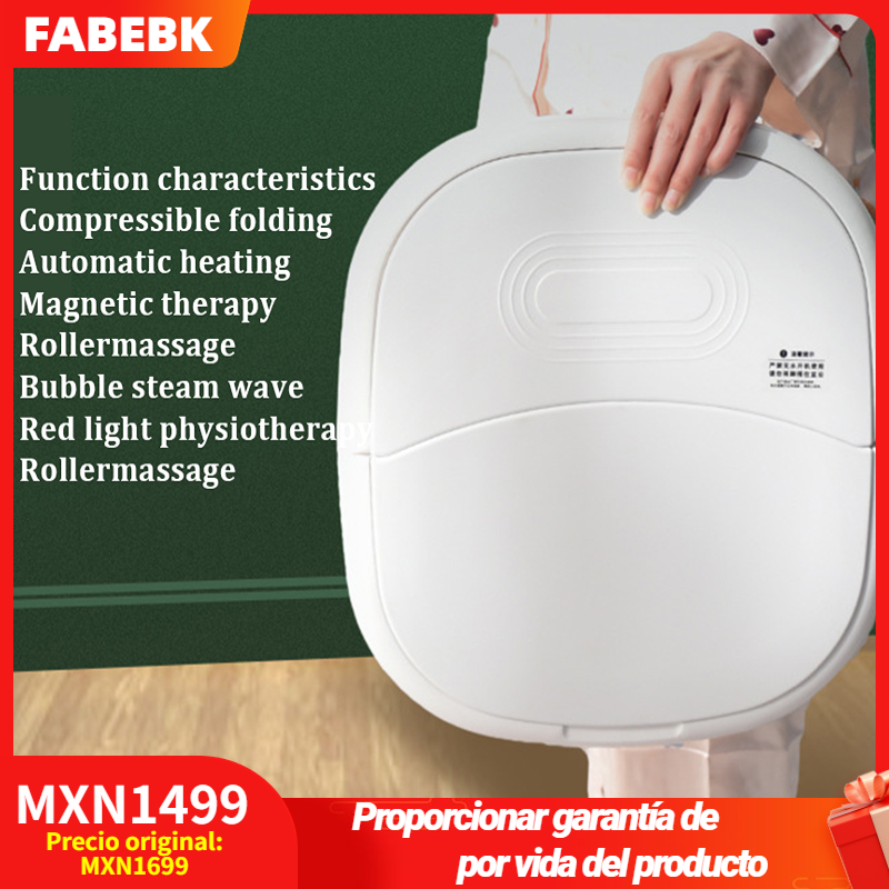 Baño de pies plegable calefacción eléctrica totalmente automática（mantenga su móvil abierto）